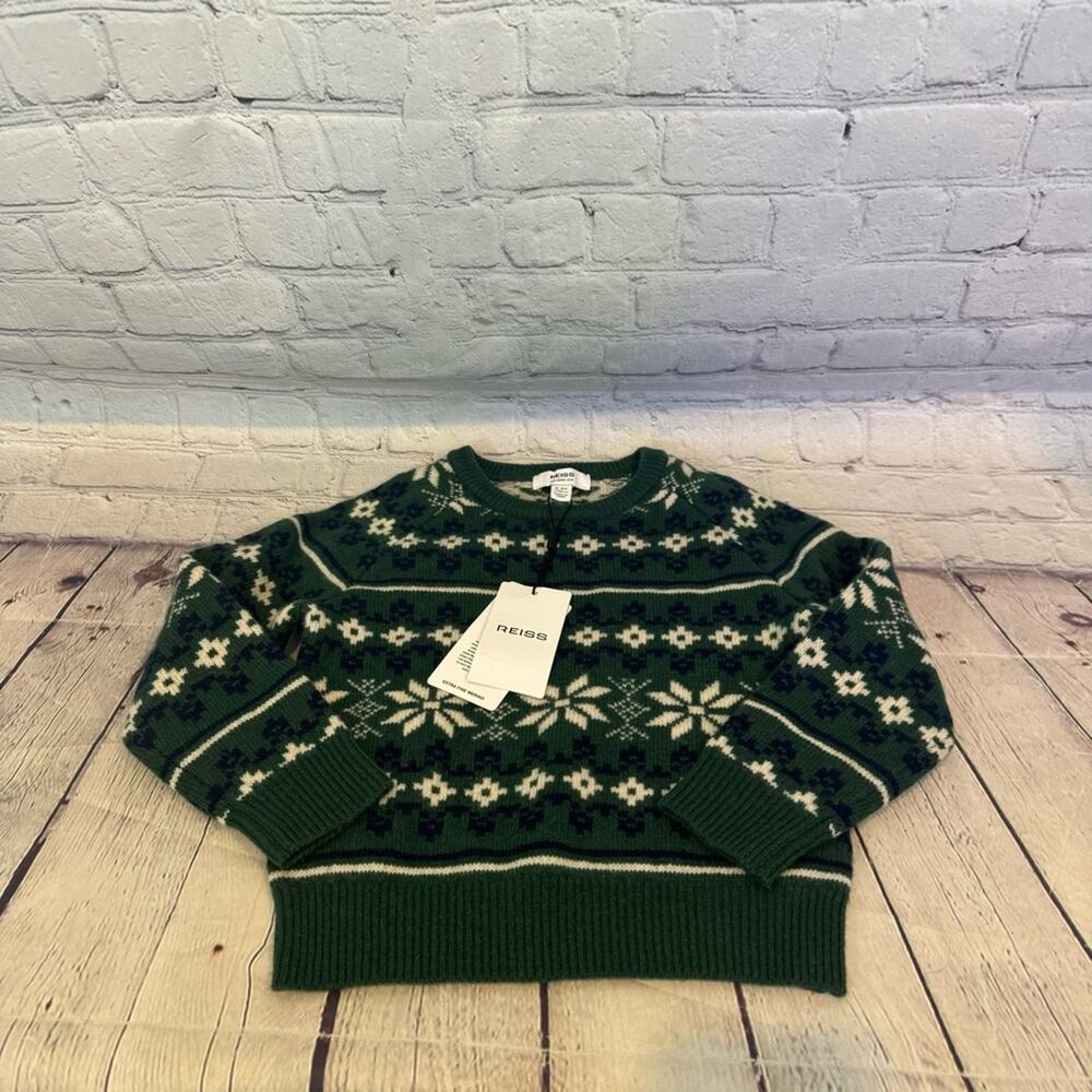 REISS Boy’s Crewneck Wool Sweater